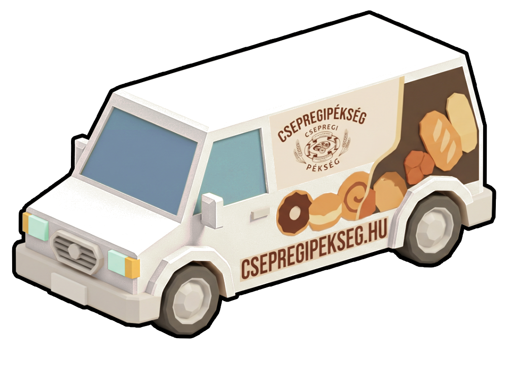 Mobile bakery van