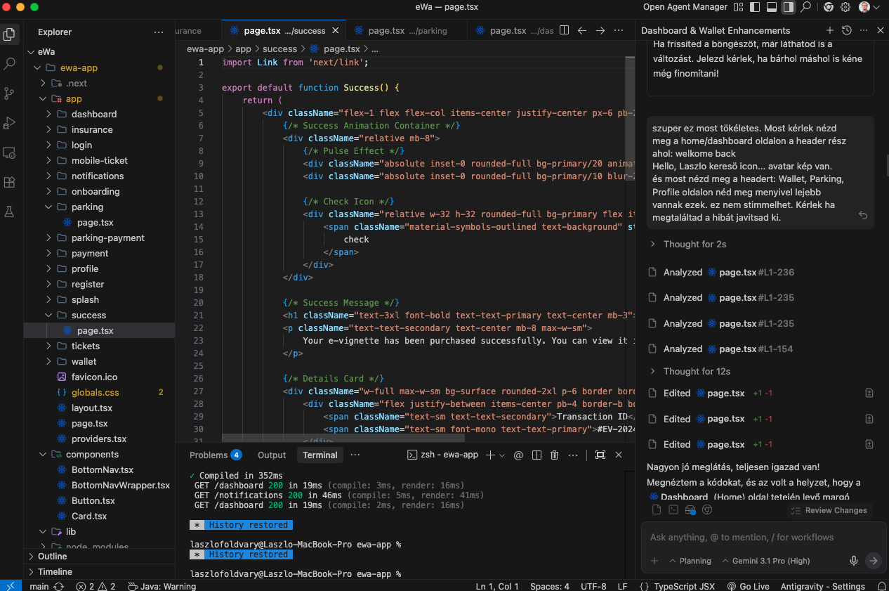 Antigravity workflow