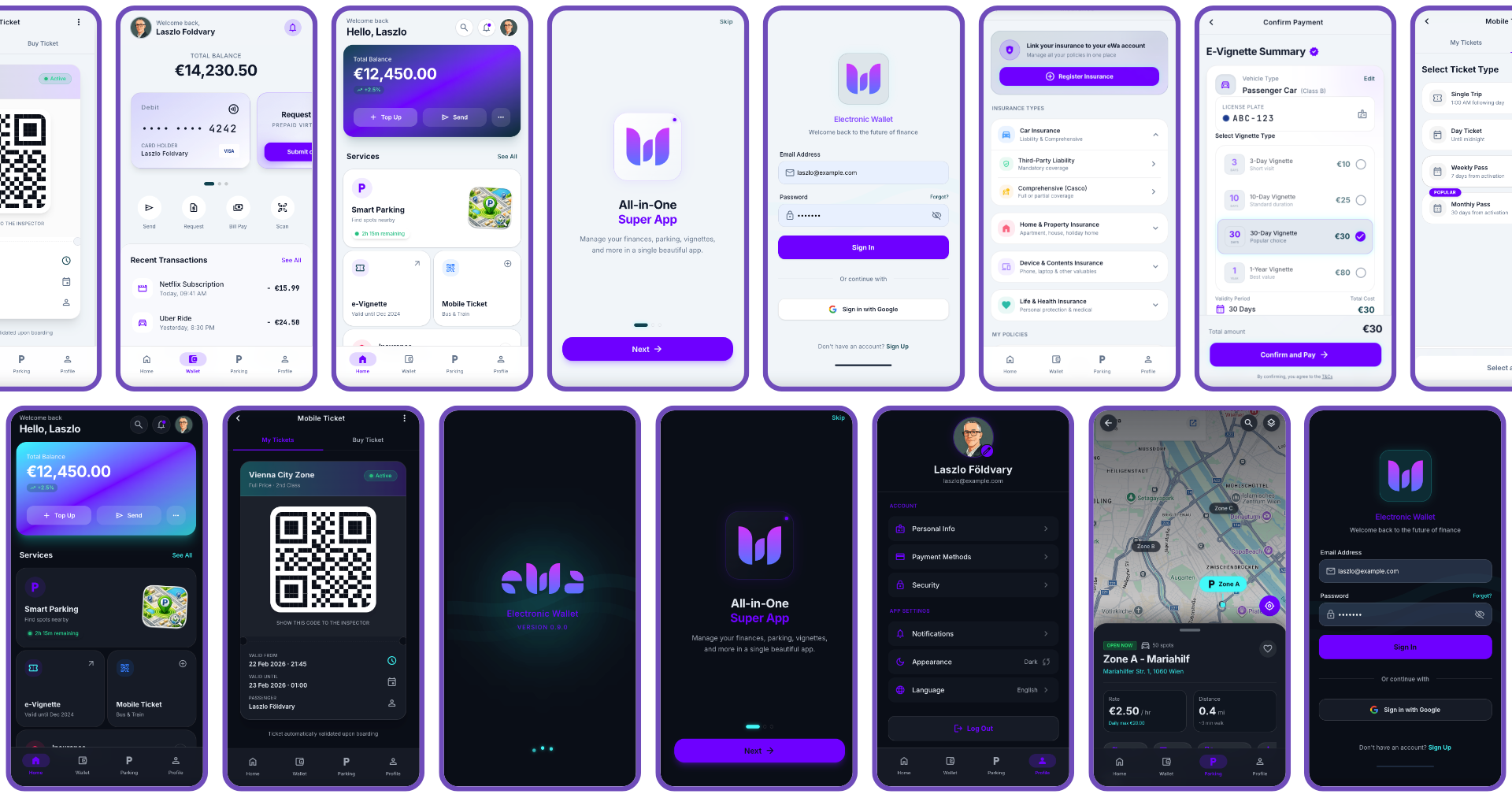 eWa Brand Screens