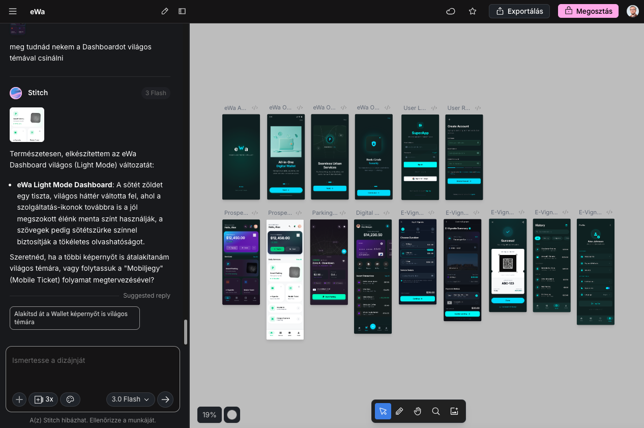 Google Stitch workflow
