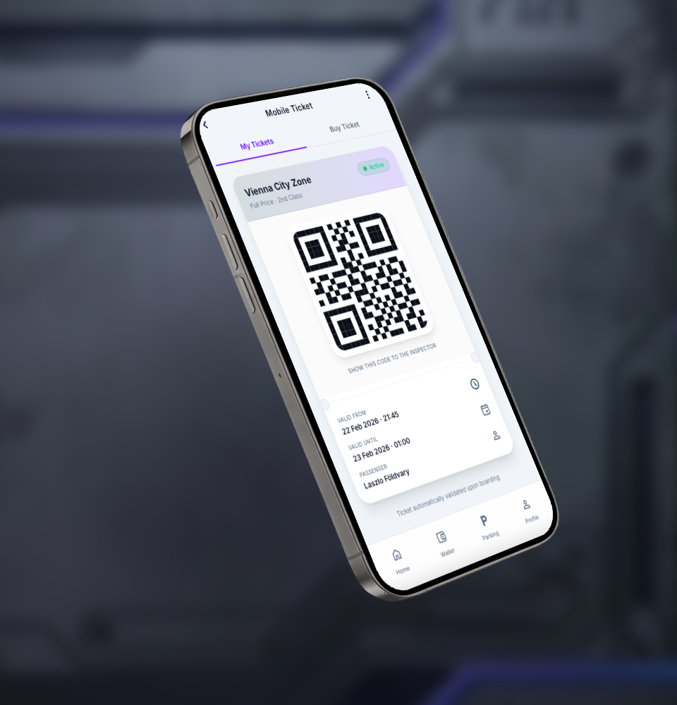 Tickets Mobile (Dark)