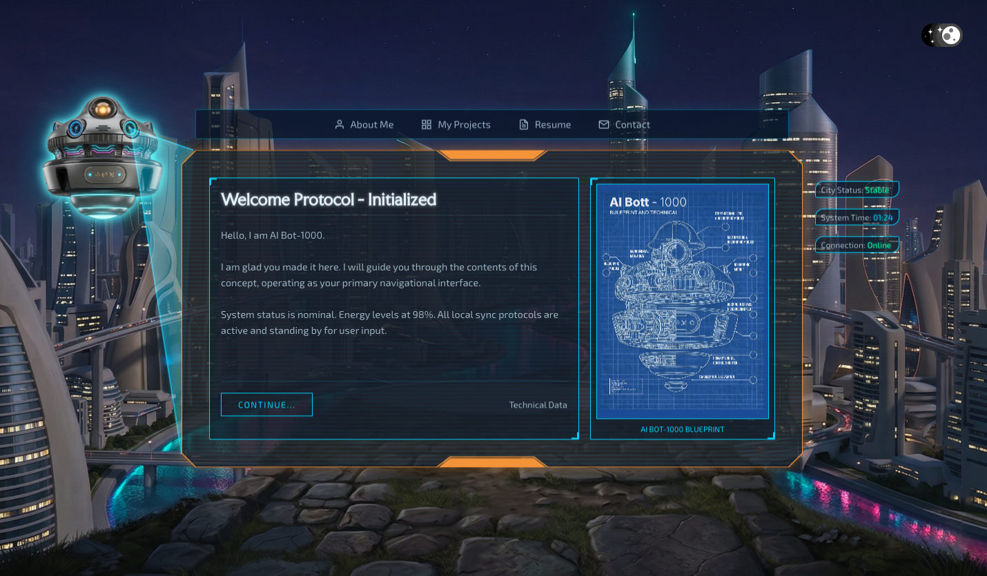Dark Dashboard Screen