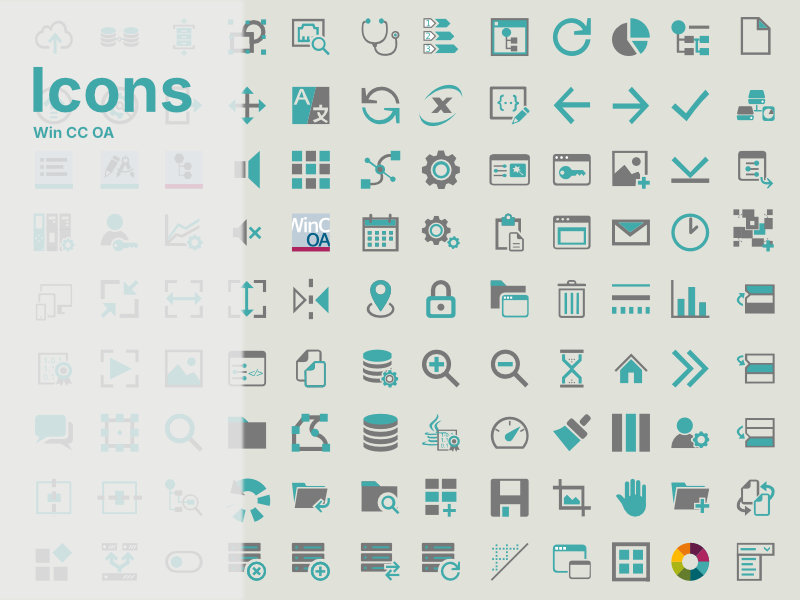 Siemens WinCC OA Icon Library
